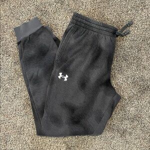 Under Armour Kids Striped Black Joggers